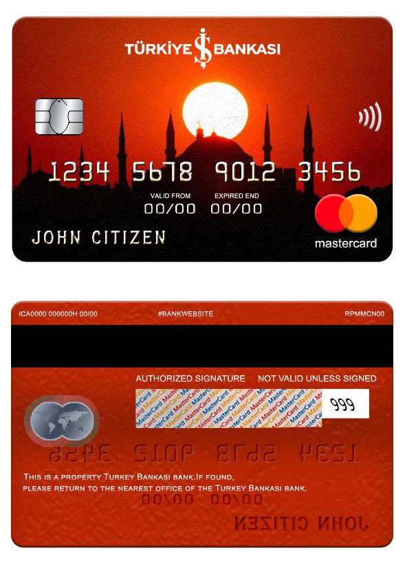 Turkey Bankasi bank mastercard